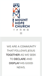 Mobile Screenshot of mthopechurch.org